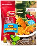 Food Recall: Tyson Fully Cooked Fun Nuggets Breaded Shaped Chicken Patties